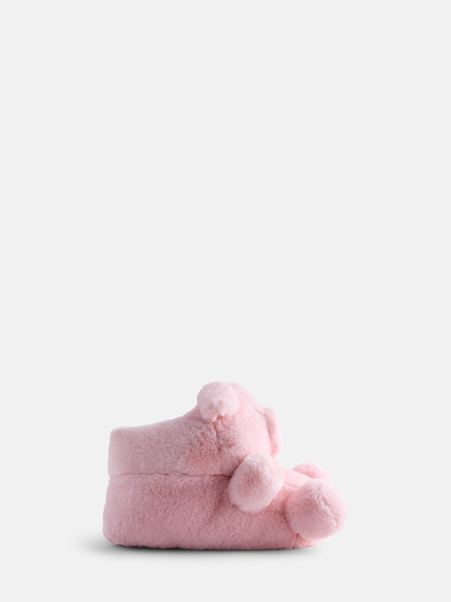 Wonder Nation Little and Big Girls' Plush Critter Slippers