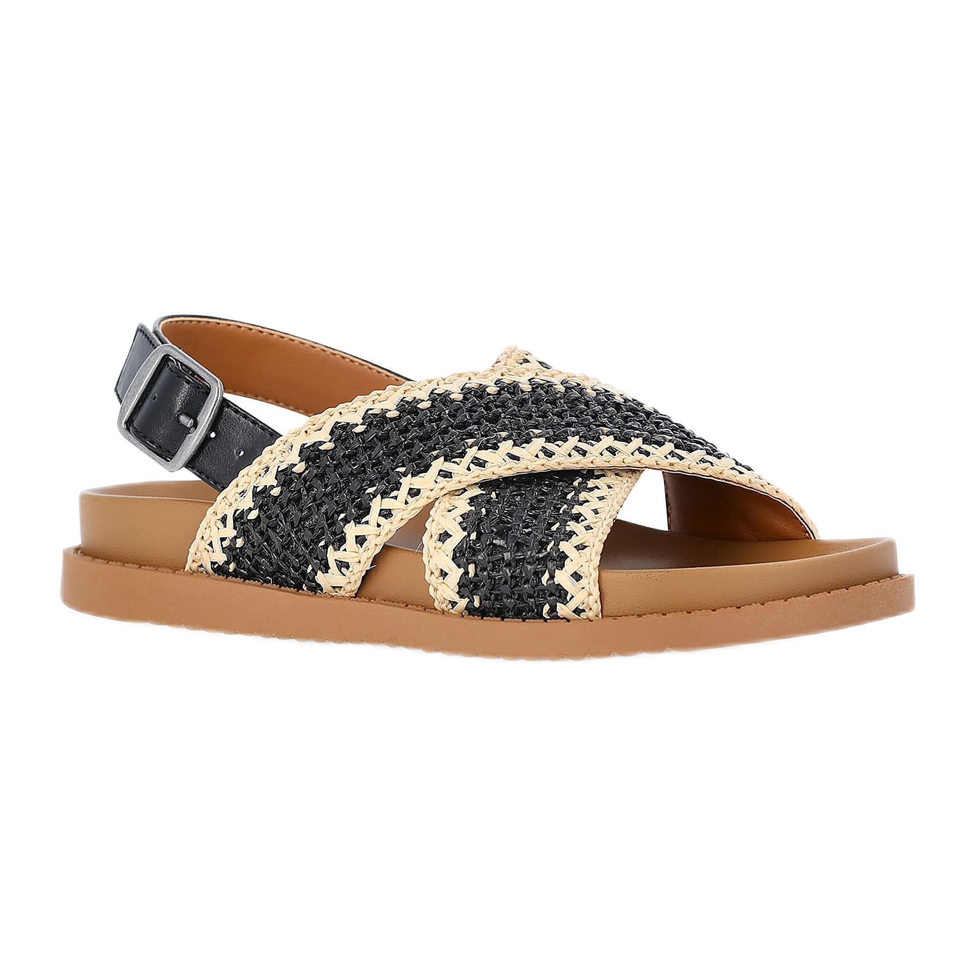 Little and Big Girls Crossover Sandals