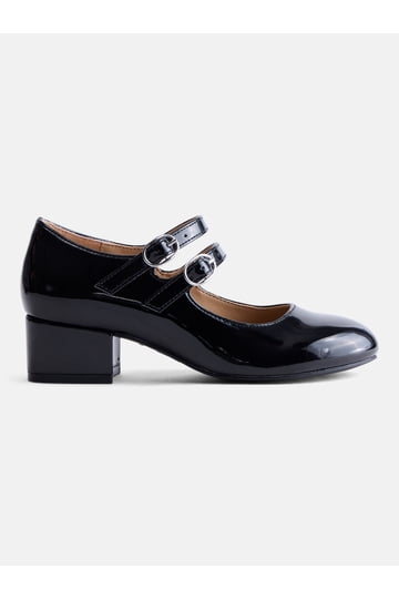big girl black dress shoes Girls Mary Janes and Ballet Flats Ankle Strap closure