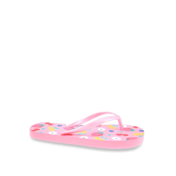 Wonder Nation Little And Big Girls Feature Printed Flip Flop