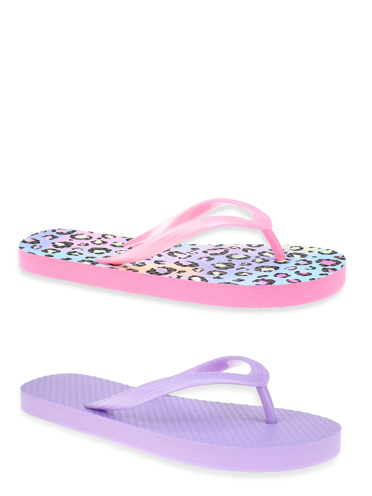 Kids Unisex Flip Flops, 2-Pack