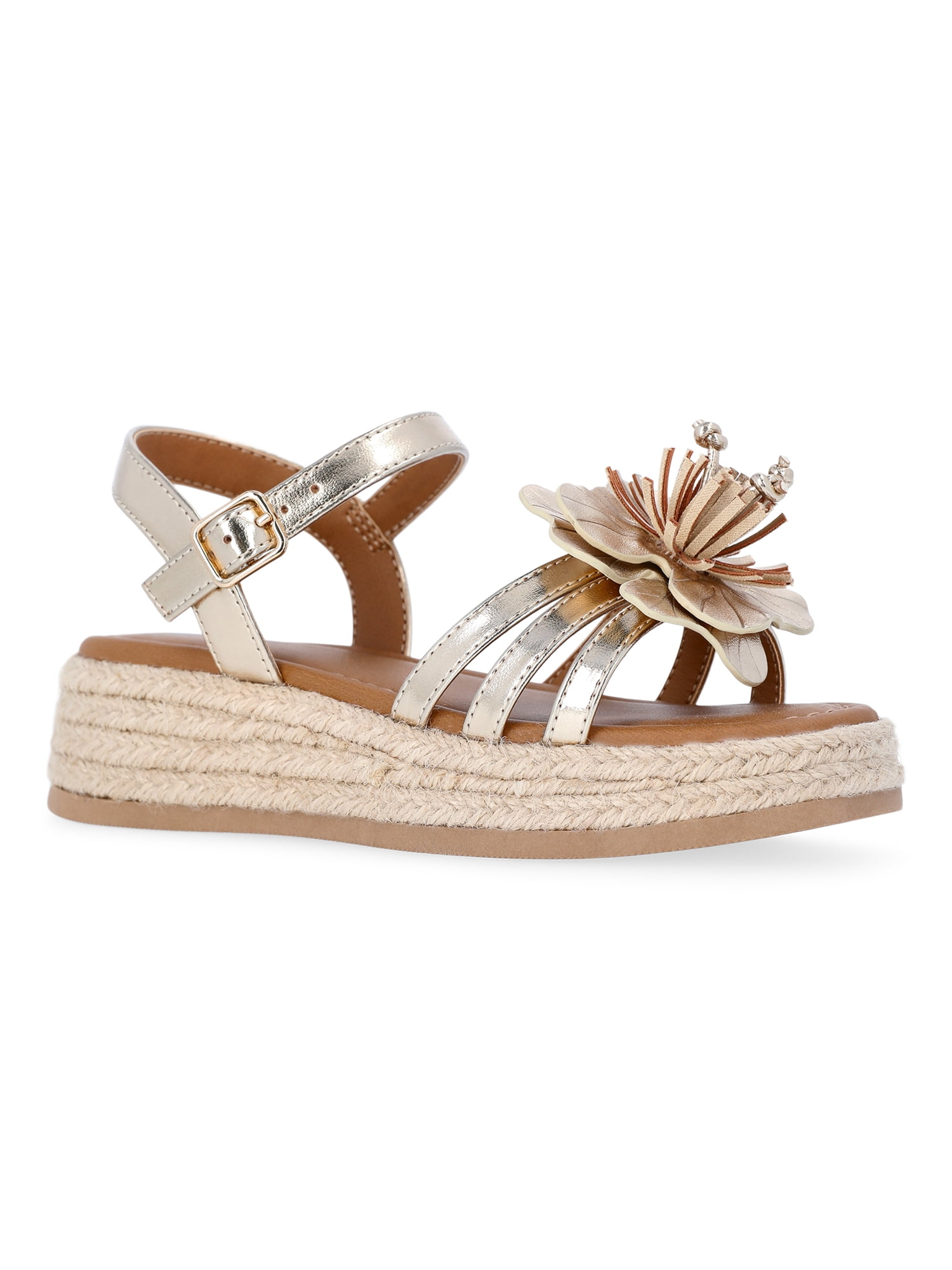 Wonder Nation Little Girls and Big Girls Mommy & Me Wedge Sandals