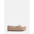 thumbnail image 1 of Wonder Nation Little and Big Girls Faux Fur Lined Moccasin Slippers, 1 of 4