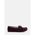 thumbnail image 1 of Wonder Nation Little and Big Girls Faux Fur Lined Moccasin Slippers, 1 of 5
