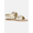 thumbnail image 1 of Wonder Nation Girls Two-Strap Slingback Sandals, 1 of 5