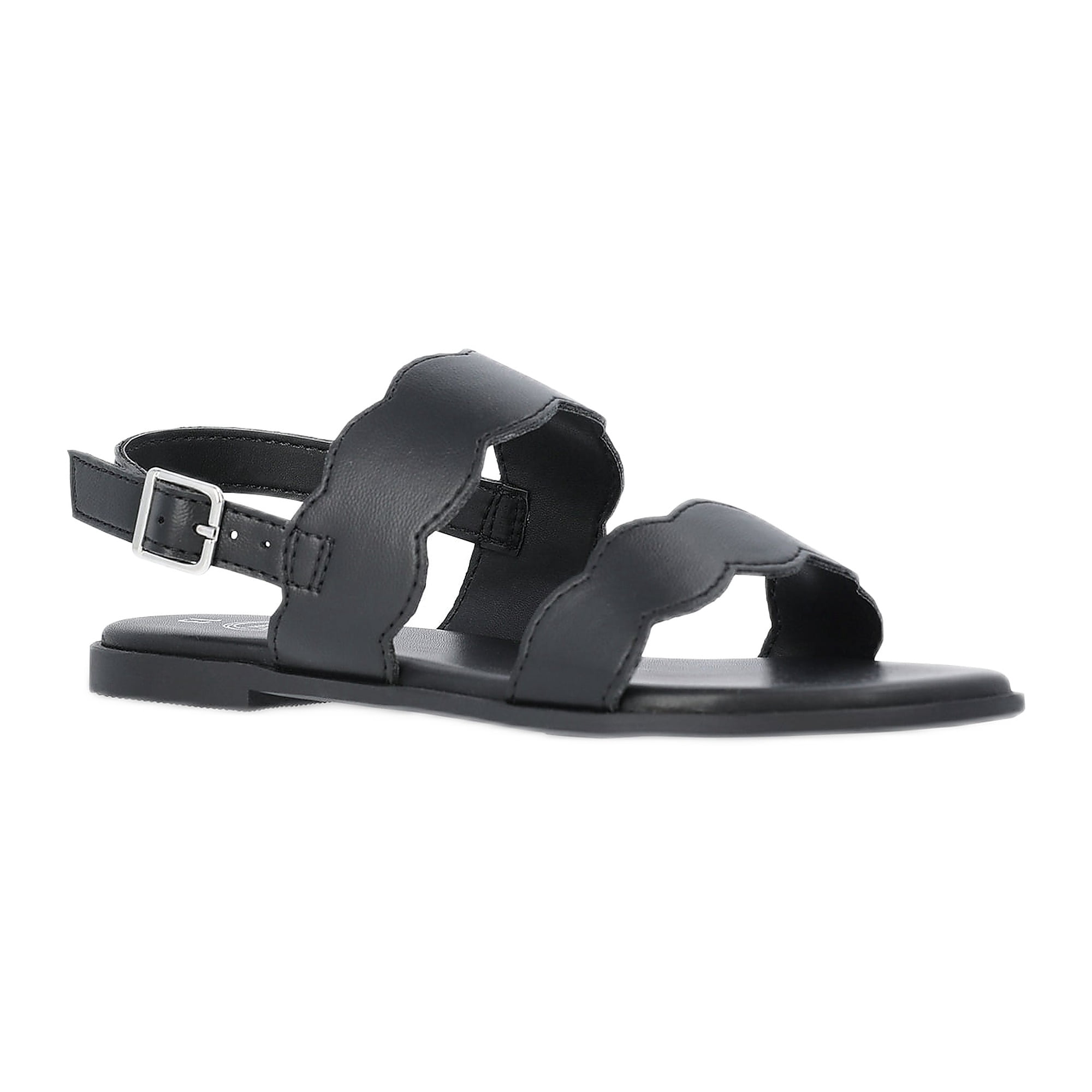 Girls Two-Strap Slingback Sandals