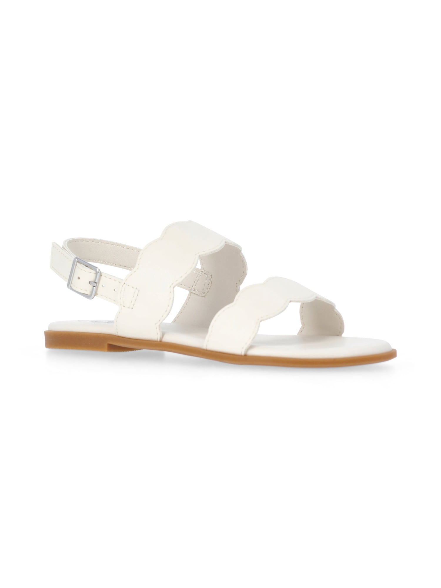Wonder Nation Girls Two-Strap Slingback Sandals