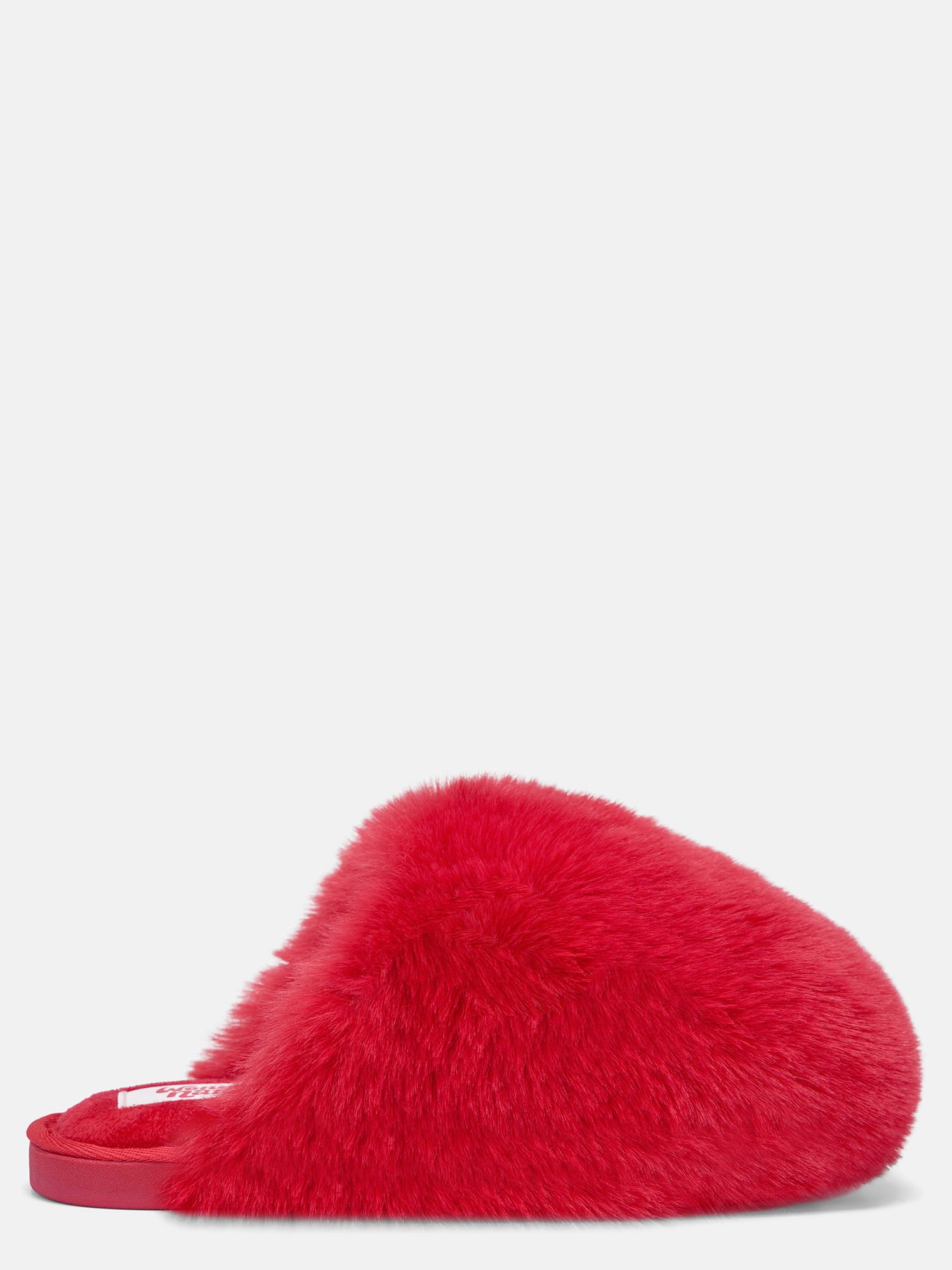Wonder Nation Toddler, Little & Big Girls Faux Fur Puff Slippers