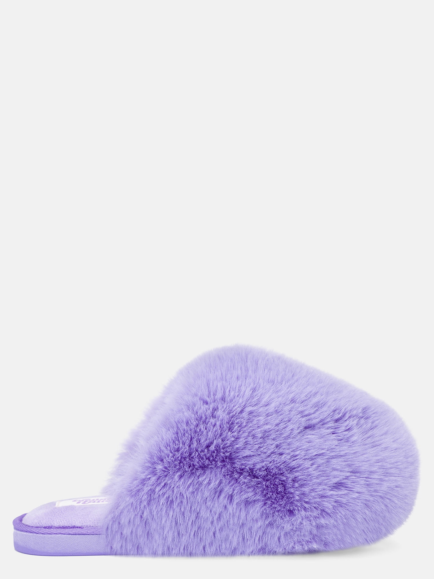 Wonder Nation Toddler, Little & Big Girls Faux Fur Puff Slippers