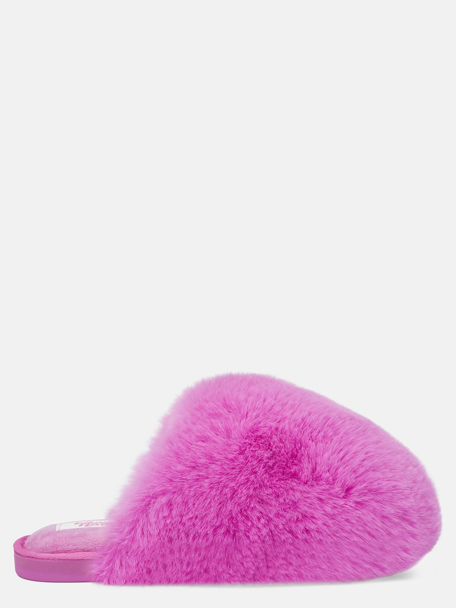 Wonder Nation Toddler, Little & Big Girls Faux Fur Puff Slippers