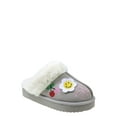 thumbnail image 1 of Wonder Nation Girls Scuff Slippers With Faux Fur Trim, 1 of 5