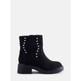 thumbnail image 1 of Wonder Nation Girl’s Studded Chelsea Boots, 1 of 5