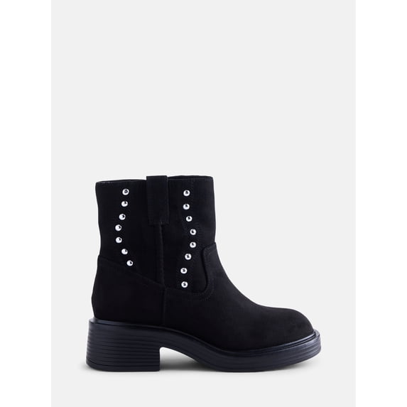Wonder Nation Girl’s Studded Chelsea Boots