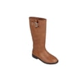 thumbnail image 1 of Wonder Nation Little and Big Girls' Tall Riding Boots with Buckle, 1 of 7