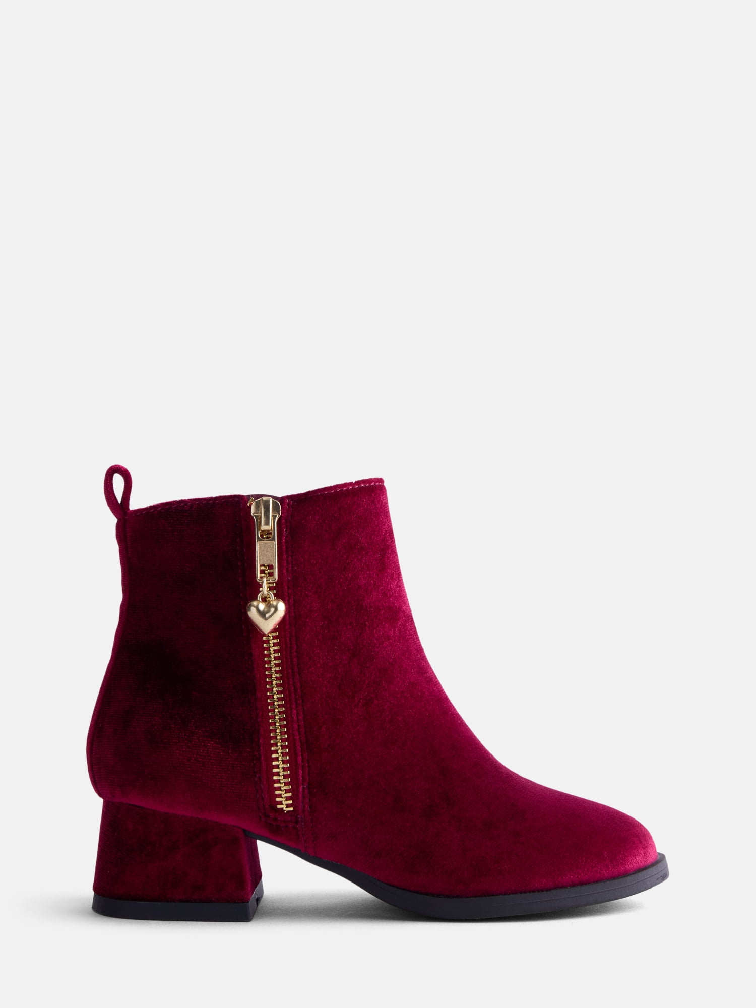 Wonder Nation Girls Faux Suede Velvet Boots