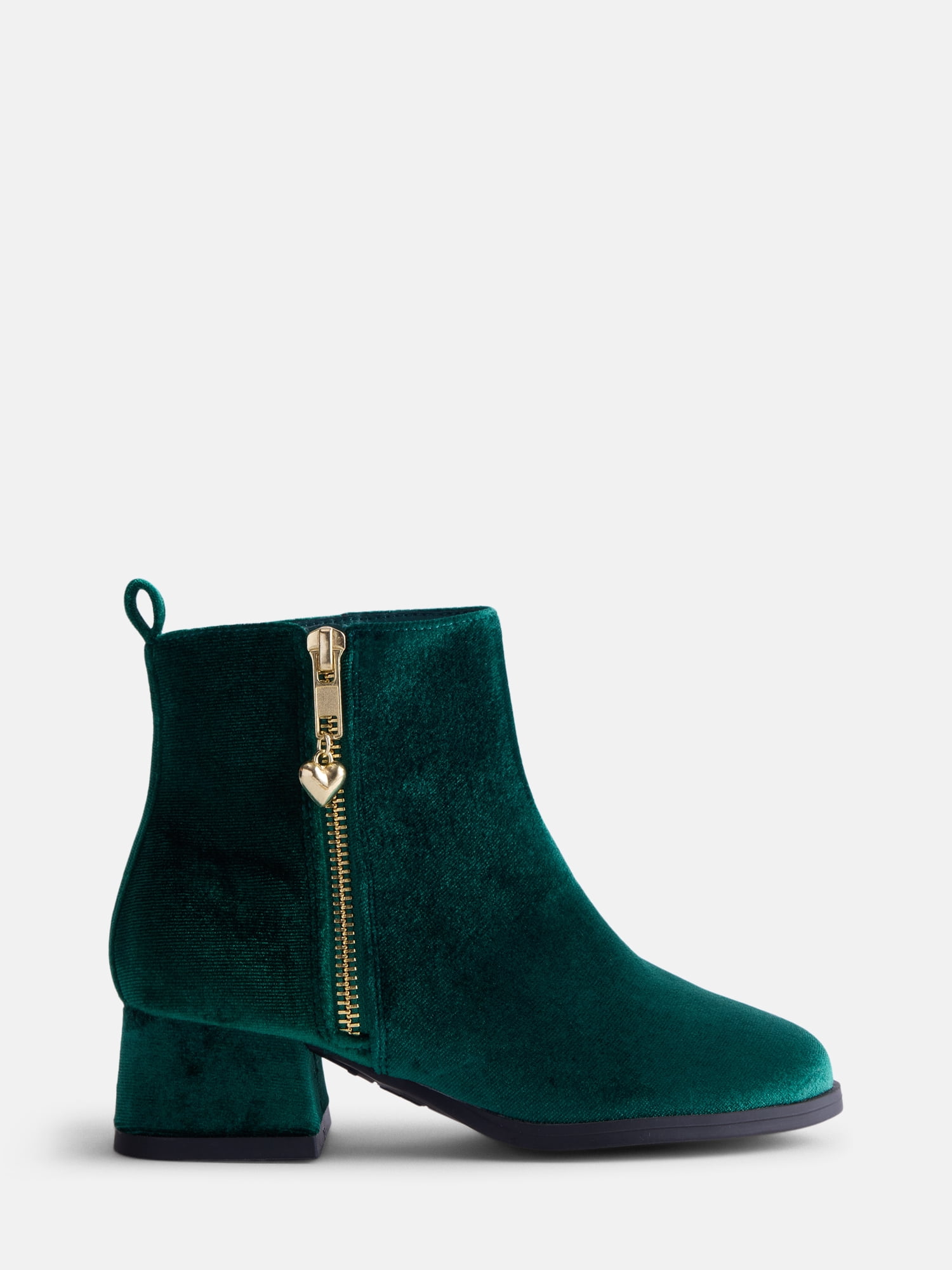 Wonder Nation Girls Faux Suede Velvet Boots