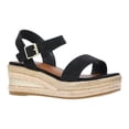 thumbnail image 1 of Wonder Nation Girls Buckle Texture Wedges, 1 of 4