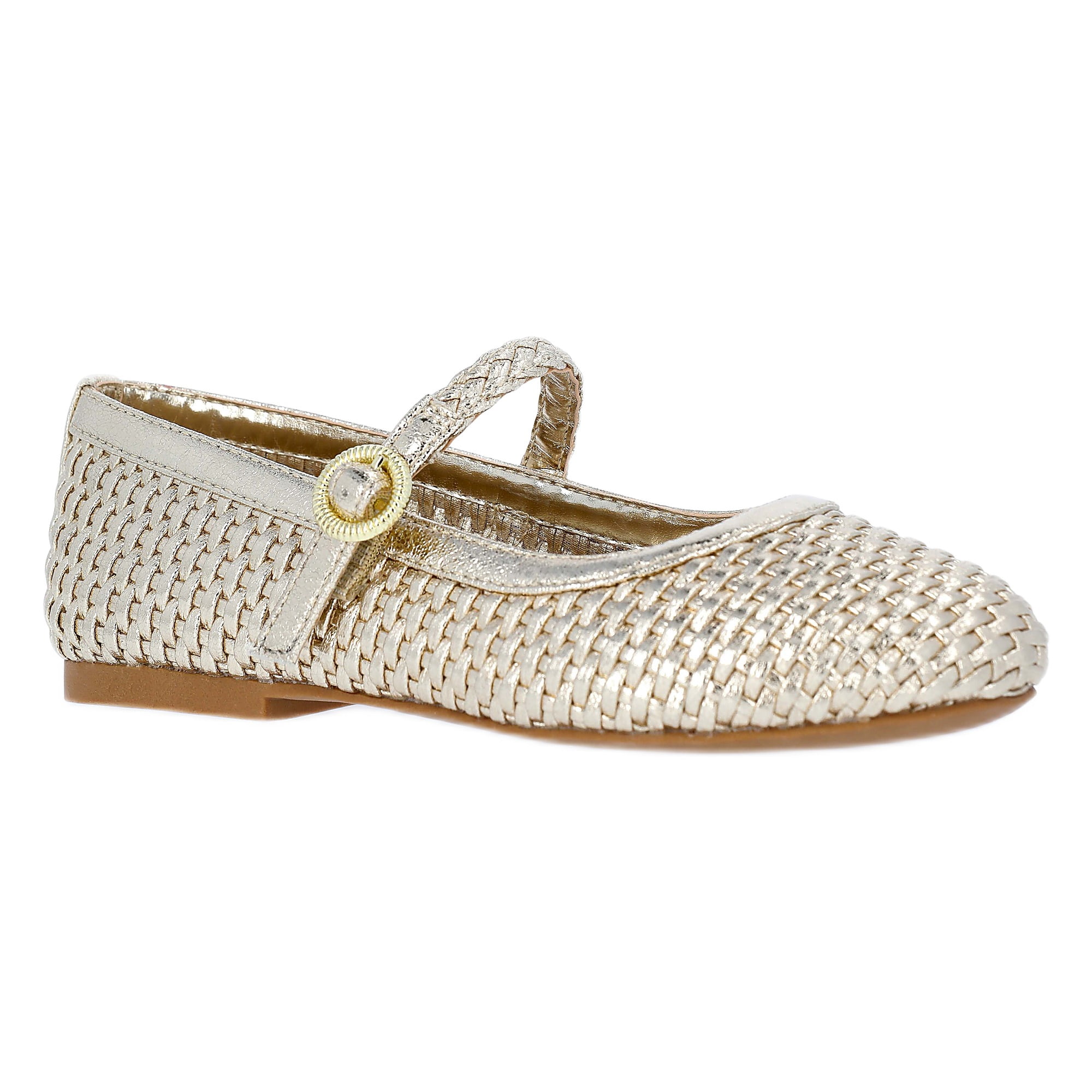 Little and Big Girls' Woven Ballet Dress Shoes