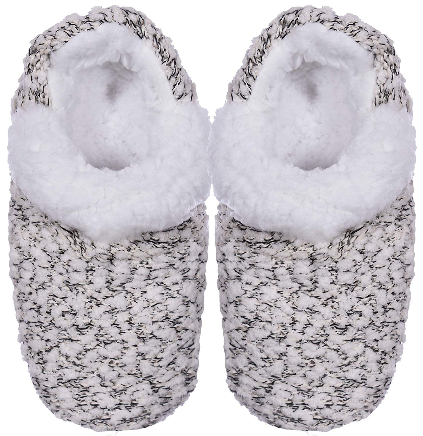 GMI Women's Warm Slippers Soft Fleece Lined Gripper Sole Slipon in 3