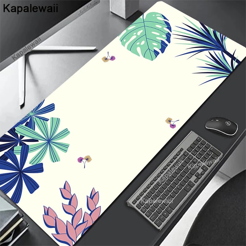 GMK Mouse Pad Large Mousepad Green Forest Mousemat Laptop Rugs Office