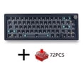 thumbnail image 1 of GMK67 Customized Mechanical Keyboard+Red Switch DIY Kit Hot Swappable RGB Backlight 3 Mode Mechanical Keyboard Black, 1 of 9