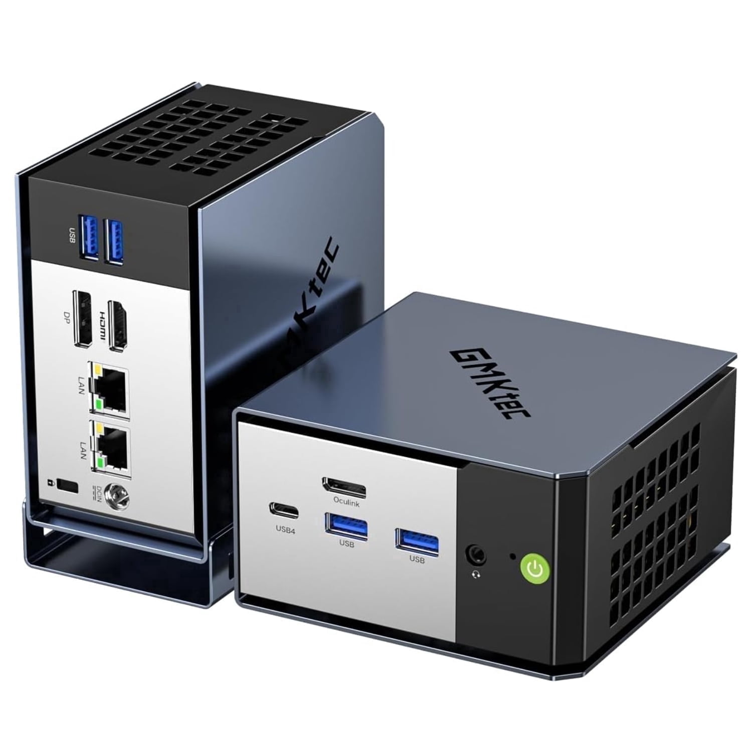 GMKtec, Mini Gaming PC, AMD Ryzen AI 9 HX-370, 32GB RAM, 2TB SSD