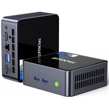 GMKtec Gaming Mini PC, 16GB DDR4 RAM 1TB SSD, Intel Core i7-1185G7 (up to 4.8 GHz) , Intel i226V RJ45 2.5G USB4.0 Desktop Mini Computers WiFi 6, BT 5.2/ DP, HDMI, NucBox M2 Pro S