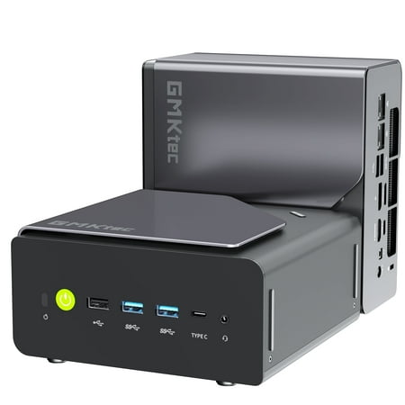 GMKtec Mini Gaming PC,32GB RAM 1TB SSD,AMD Ryzen 7 H 255 (Upgraded 8745HS) , Desktop Mini Computers, WiFi 6E, BT 5.2, NucBox K12