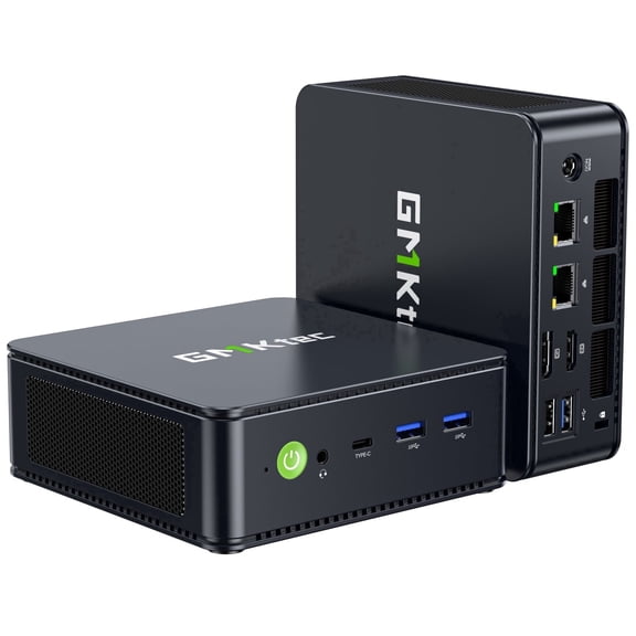GMKtec M6 Ultra Mini PC, AMD Ryzen 5 7640HS, 16GB RAM 512GB SSD, Mini Desktop Computers, WiFi6E, BT5.2, Office Home Business HTPC, Dual NIC LAN 2.5GbE