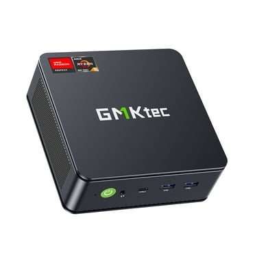 GMKtec Mini PC,16GB RAM 512GB PCIe3.0 SSD, AMD Ryzen 5-6600H(MAX4.5G), Windows 11 Pro Desktop Computer, Dual 2.5G LAN, HDMI 2.0/Type-C/DP, NucBox M6