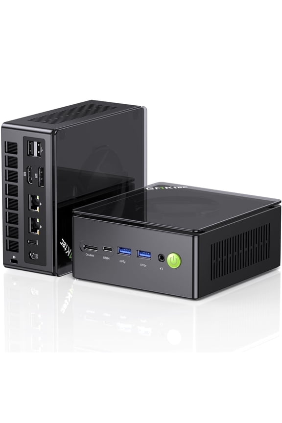 Mini Gaming PC, 1TB SSD 32GB RAM, AMD Ryzen 7 8845HS(Up to 5.1GHz), Mini Desktop Computer, Oculink, Dual RJ45 2.5G, NucBox K8 Plus