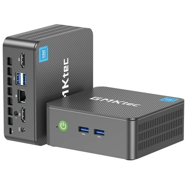 GMKtec Mini PC, 8GB RAM 256GB SSD, Intel N150 (up to 3.6GHz), Windows 11 Pro Desktop Computer , Dual HDMI 2.0, 4x USB3.2, WiFi 6/BT5.2, Nucbox G3 Plus
