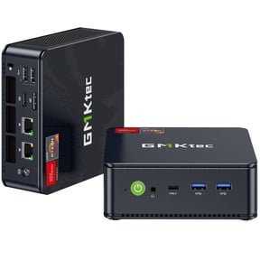 GMKtec Mini PC, AMD Ryzen 7 7730U(Up to 4.5GHz), 32GB DDR4 1TB SSD, Mini Desktop Computer, Triple 4K Display, WiFi 6E, BT 5.2, Type-C, NucBox M5 Ultra