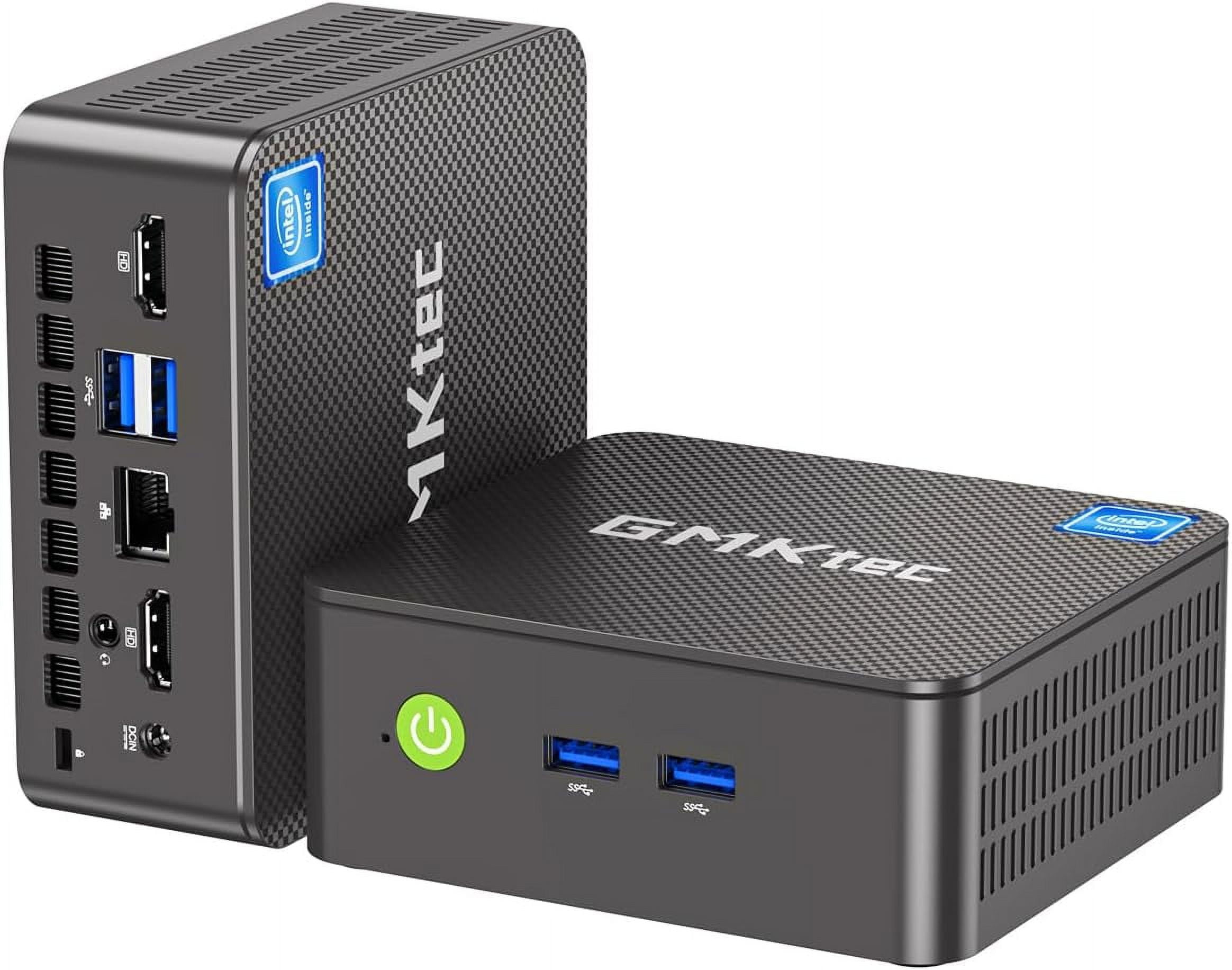 GMKtec Mini PC, Intel Alder Lake N100 Windows 11 Pro (3.4GHz), 16GB DDR4 RAM 1TB PCIe M.2 SSD