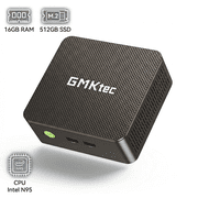 GMKtec Mini PC, Intel Alder Lake N95Up to 3.4GHz, 16GB DDR4 512GB SSD, Mini Desktop Computer, Windows 11 Pro, NucBox G3S