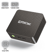 GMKtec Mini PC, Intel Alder Lake N95(Up to 3.4GHz), 8GB DDR4 128GB SSD, Mini Desktop Computer, Windows 11 Pro, NucBox G3S