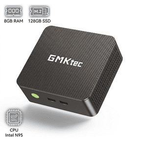 GMKtec Mini PC, Intel Alder Lake N95(Up to 3.4GHz), 8GB DDR4 128GB SSD, Mini Desktop Computer, Windows 11 Pro, NucBox G3S