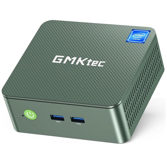 GMKtec Mini PC Intel N100 (Max 3.4GHz), 16GB DDR4 RAM 1TB PCIe M.2 SSD, Windows 11 Pro Desktop Computer, Dual HDMI/4 x USB3.2/WiFi 6/BT5.2/RJ45 Ethernet, NucBox G3