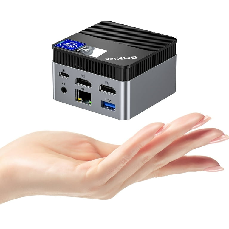 GMKtec Mini PC, 12GB RAM 256GB SSD, Intel Alder Lake N97 (up to 3.60GHz) ,Windows 11 Pro Desktop Mini Computers, Wifi 5/Bluetooth 4.2, Dual HDMI, GMKtec Mini PC, 12GB RAM 256GB SSD, Intel Alder Lake N97 (up to 3.60GHz) ,Windows 11 Pro Desktop Mini Computers, Wifi 5/Bluetooth 4.2, Dual HDMI,