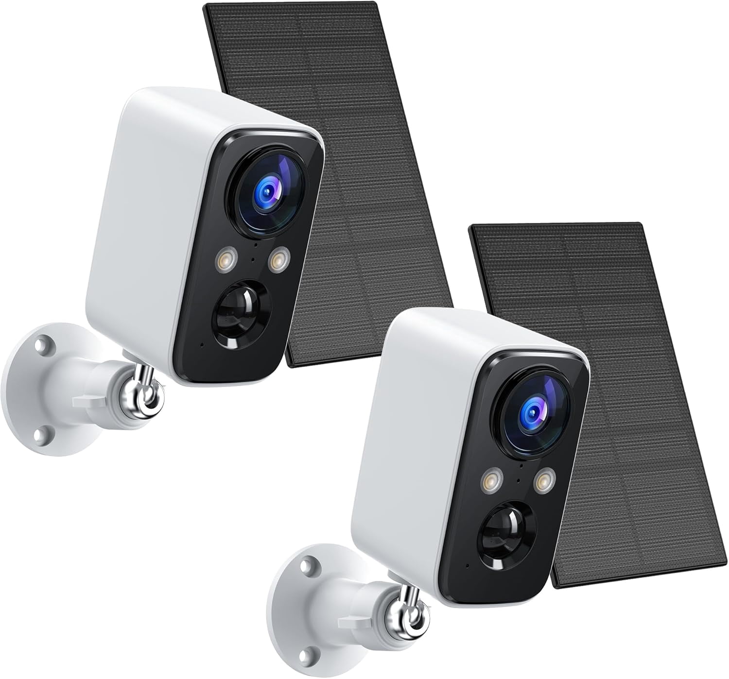 GMOX 2K Wireless Outdoor Security Camera, UHD Live View Home Surveillance Camera 2 Pack