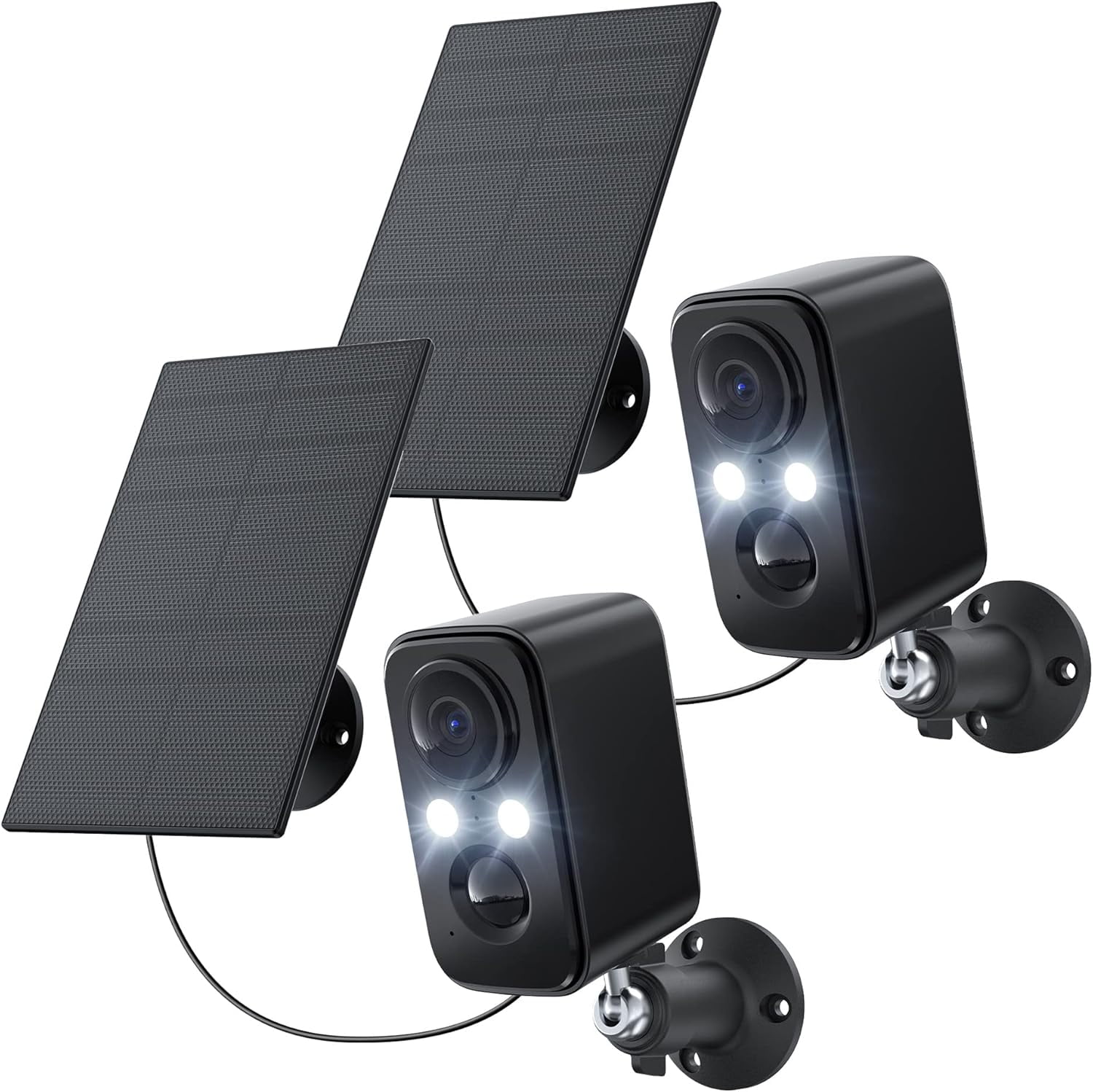 GMOX 2K Wireless Outdoor Security Camera, UHD Live View Home Surveillance Camera 2 Pack