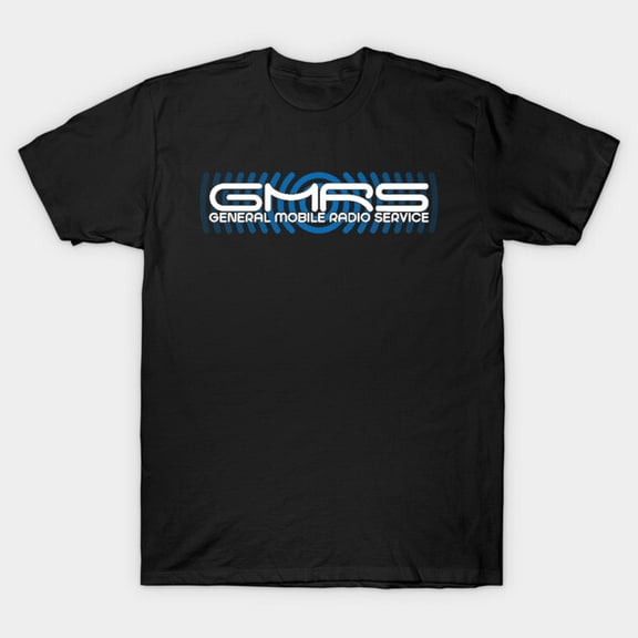GMRS General Mobile Radio Service White Walkie Talkie Communication Unisex T-Shirt, up to size 3XL.