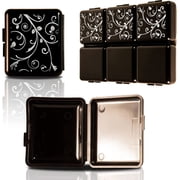 GMS Mini Pill Case Daily Pill Organizer, Small Pill Box, Pill container for purse, Great for use with birth control case or nitroglycerin pill holder This pocket square holder unbreakable
