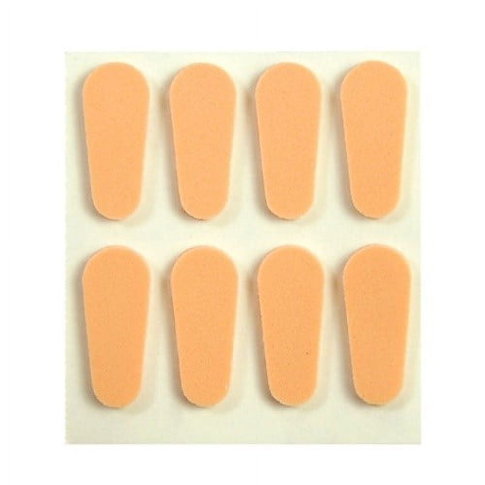 GMS Optical Tear Drop Adhesive Foam Nose Pads 19mm Peach (4 Pair