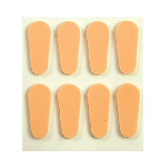 GMS Optical Tear Drop Adhesive Foam Nose Pads - 19mm Peach (4 Pair)