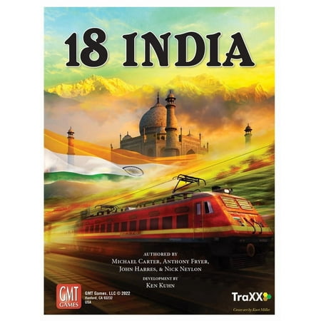 GMT Games: 18 India Railroad Game - GMT 2216