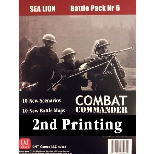 GMT Games Combat Commander Sea Lion Batle Pack Number 6 1401