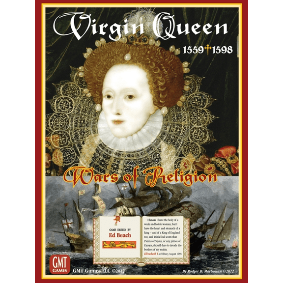 GMT Games Virgin Queen: Wars of Religion 1559-1598 2nd Printing