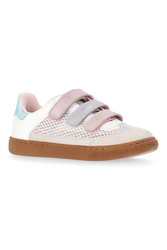 Little and Big Girls Triple Strap Mesh Sneakers