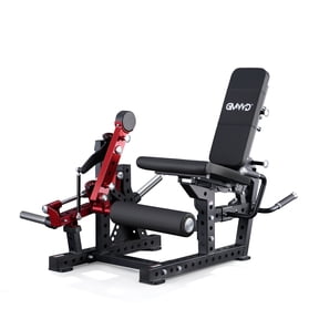 GMWD Leg Extension and Curl Machine LE08 2.0, Adjustable Leg Curl Machine with Plate Loaded, Seated Leg Extension and Lying Curl Machine for Home Gym, Leg Workout Equipment